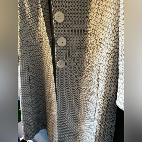 Curling Collection Jacquard 3/4 Sleeve Jacket- Made in France - Picture 16 of 16